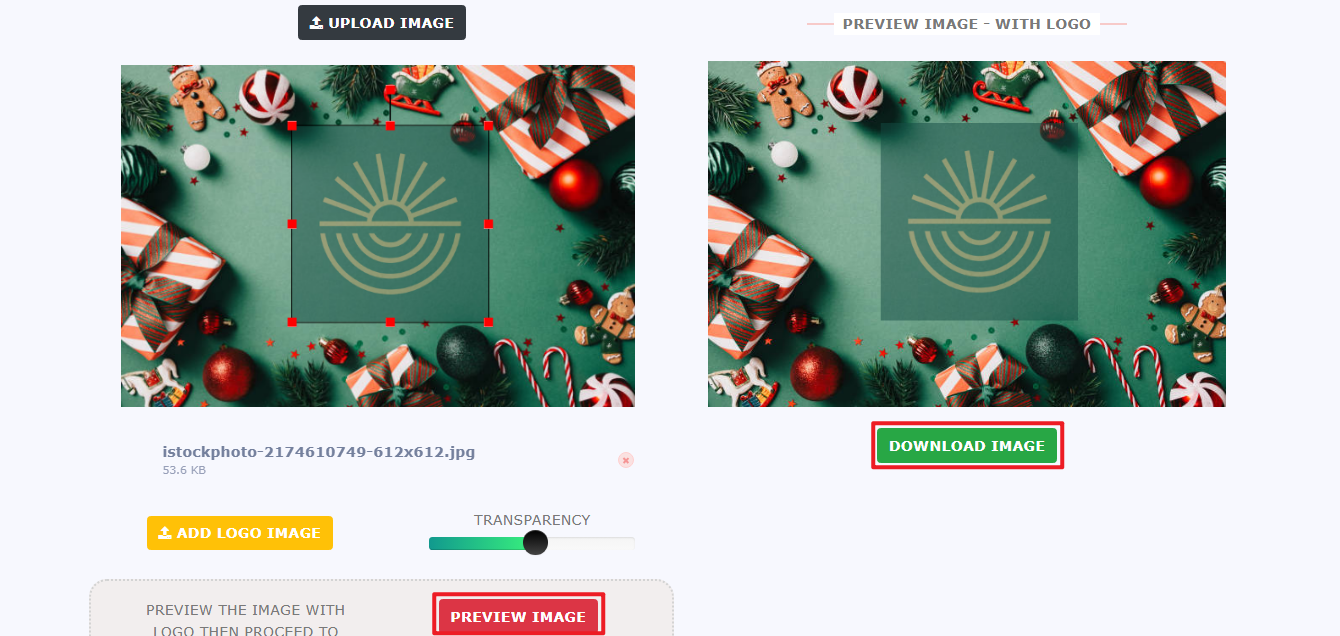 add logo to photo online