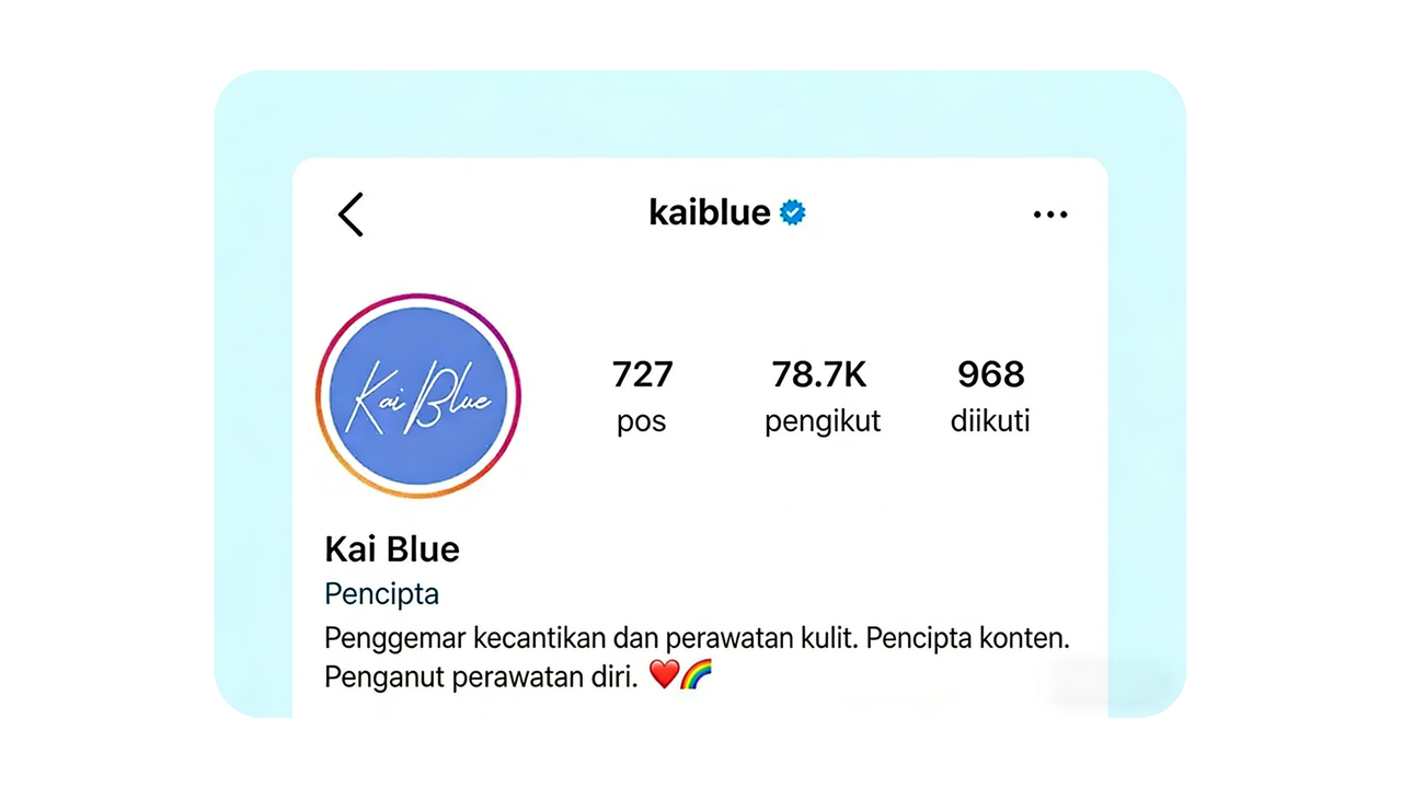 Avatar unik untuk meningkatkan profil media sosial