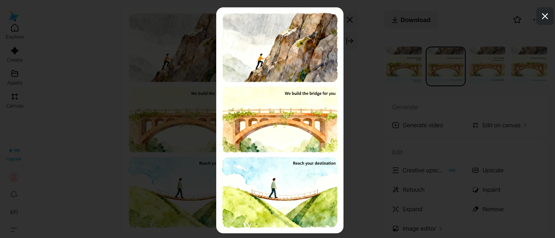 Ideia de design para banner roll-up: Banners com narrativa visual