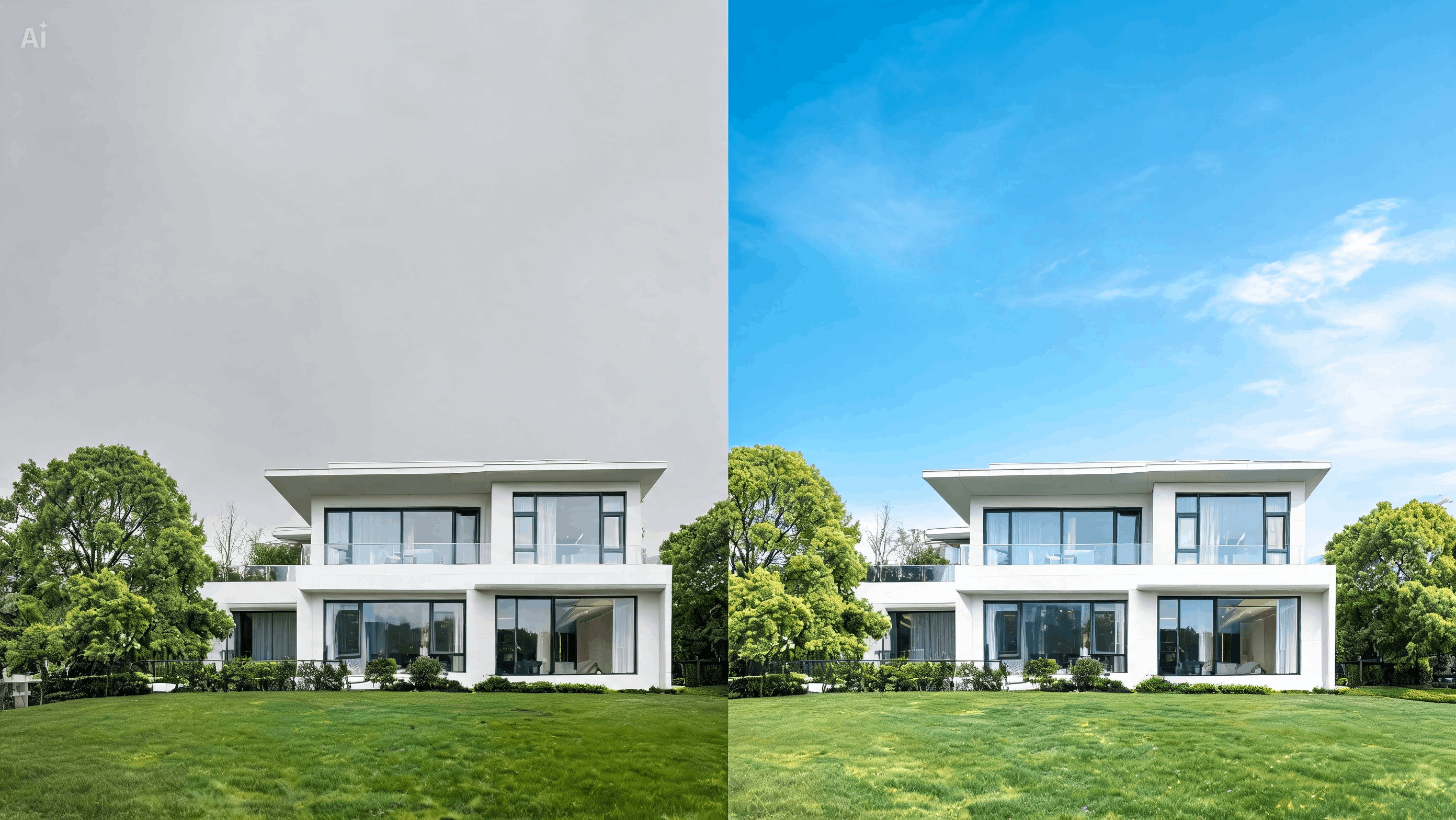 Replace A Flat Sky Without Touching The Subject