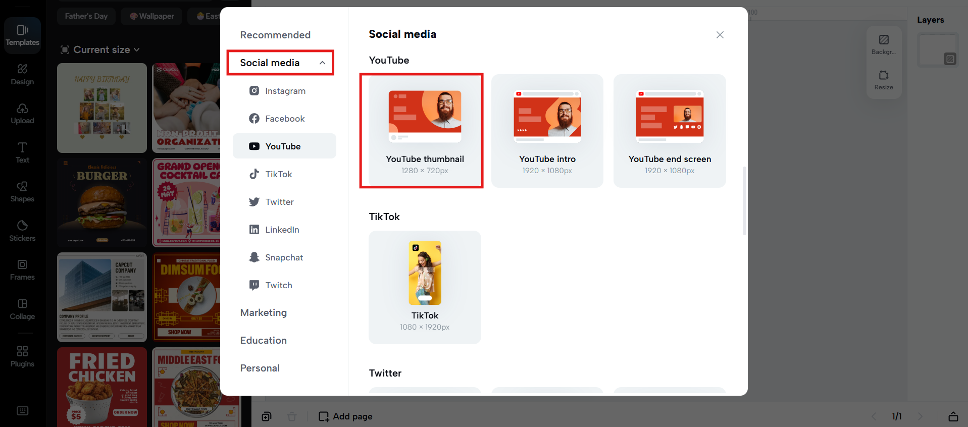 Upload your base image