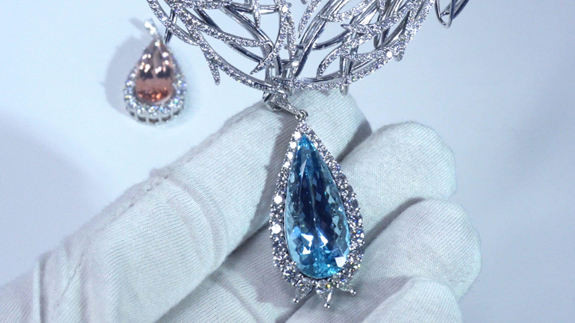 Futuristic gem patterns - the best AI jewelry design