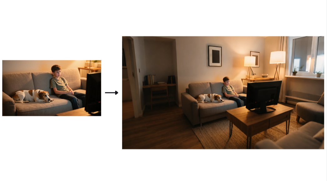 Expand feature in Dreamina