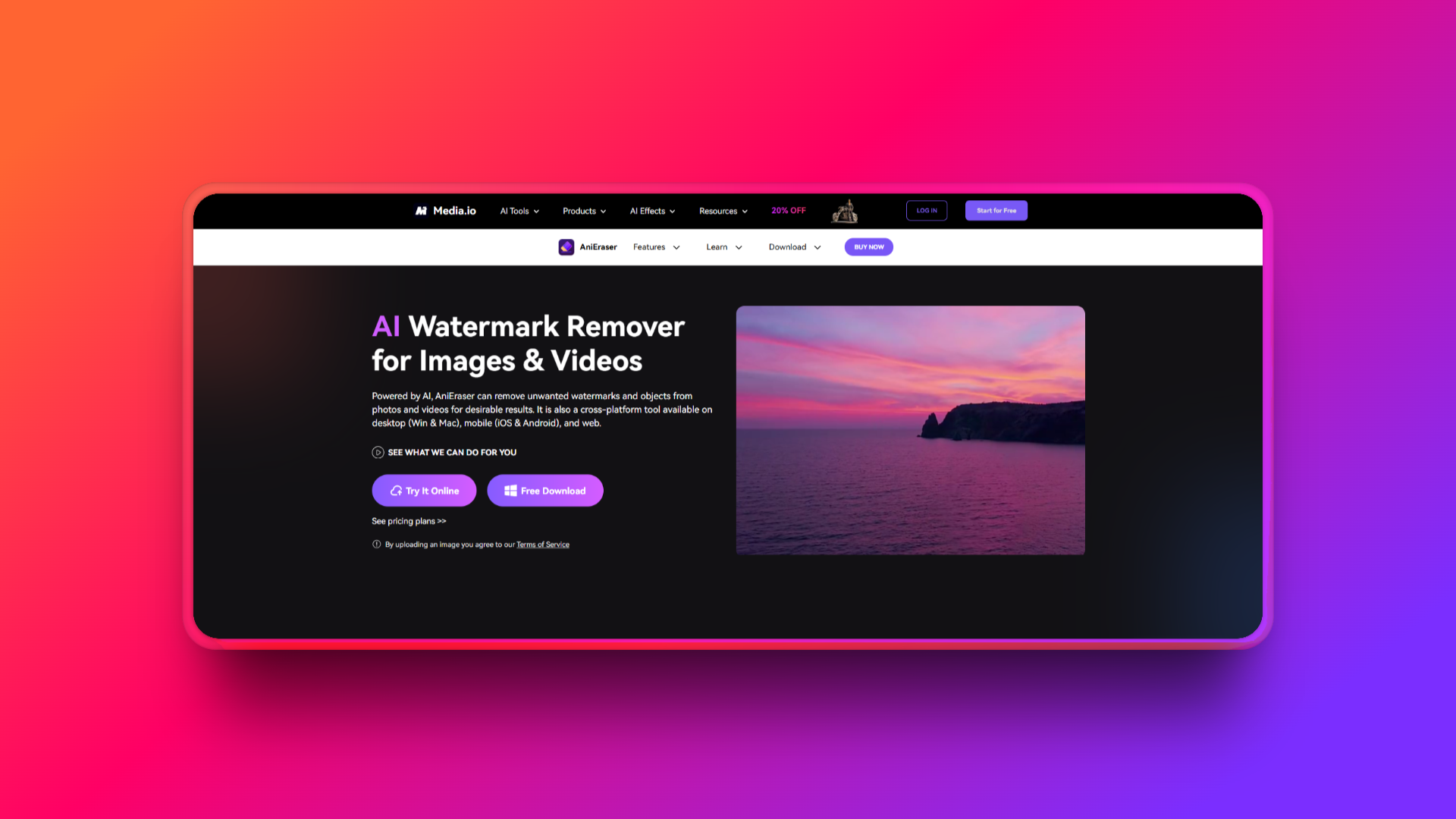 AniEraser's AI shadow remover
