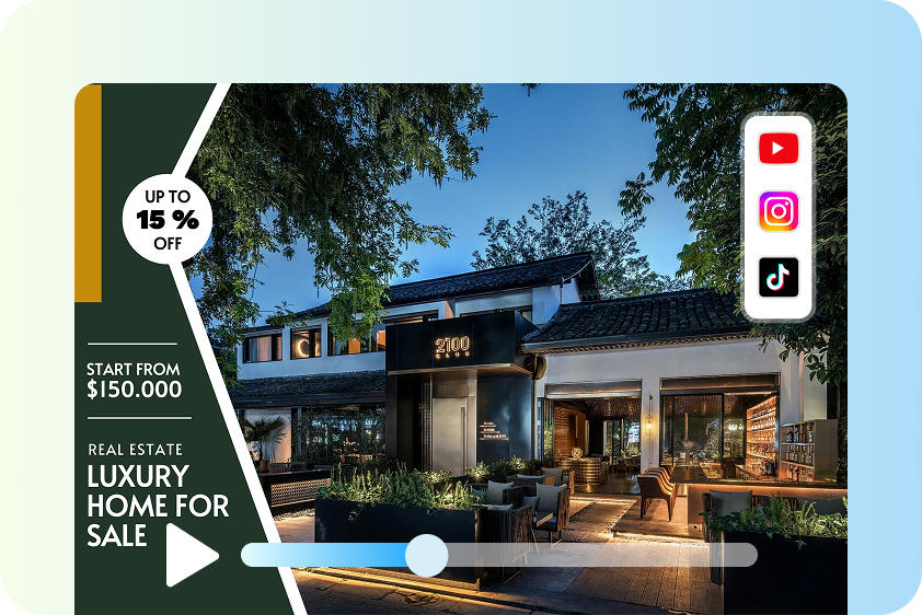 Commercial creation for social media