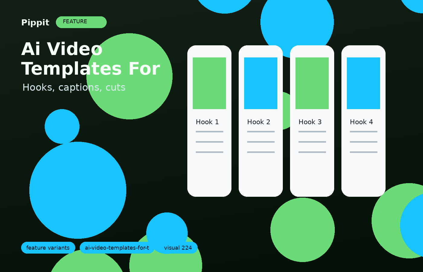 Ai Video Templates for Tiktok build variations without restarting visual