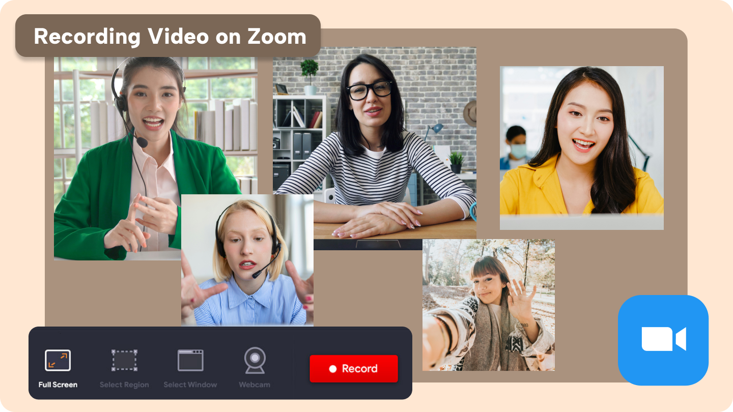 recording video on zoom