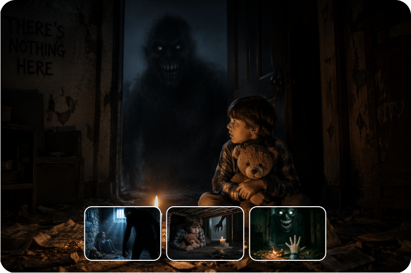 High-quality horror movie export
