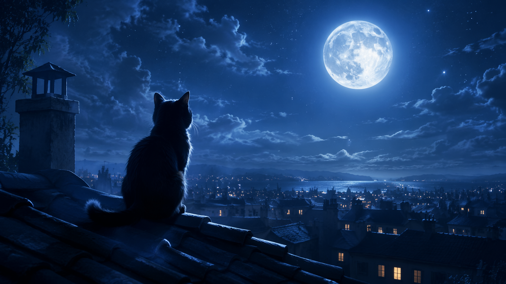 Dreamina AI moonlight filter prompt example 4: Moonlit Garden Scene
