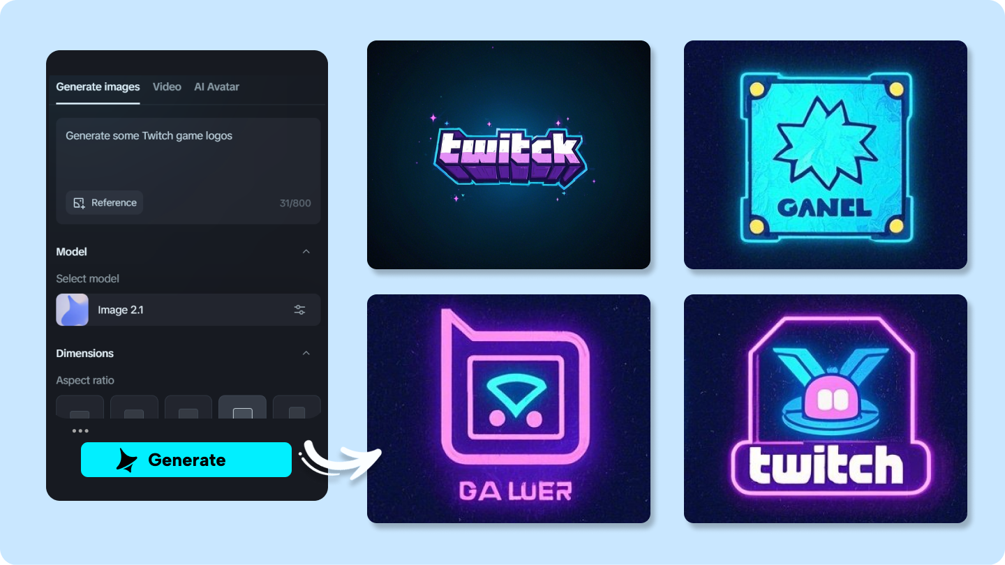 Twitch logo maker