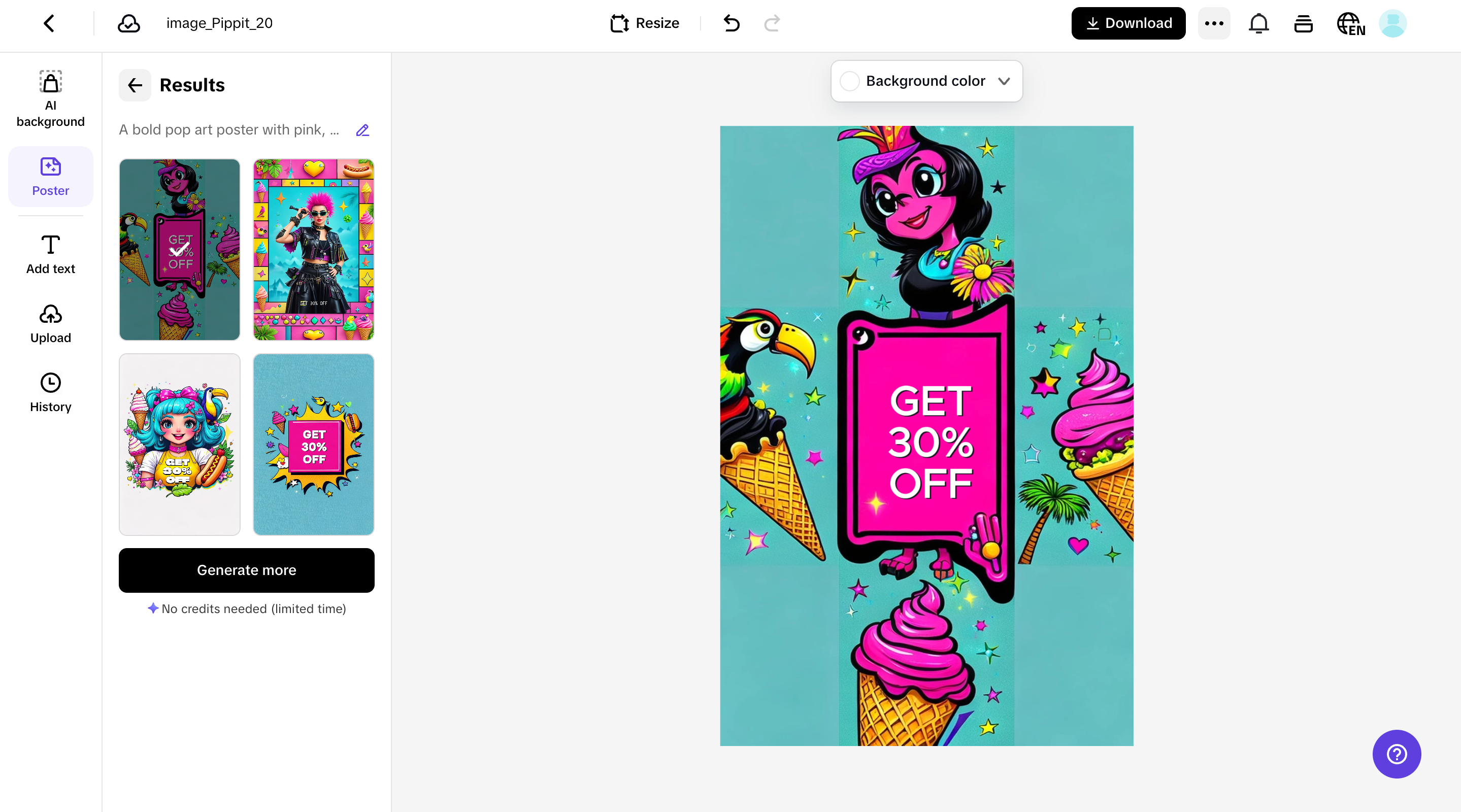 Customize your poster