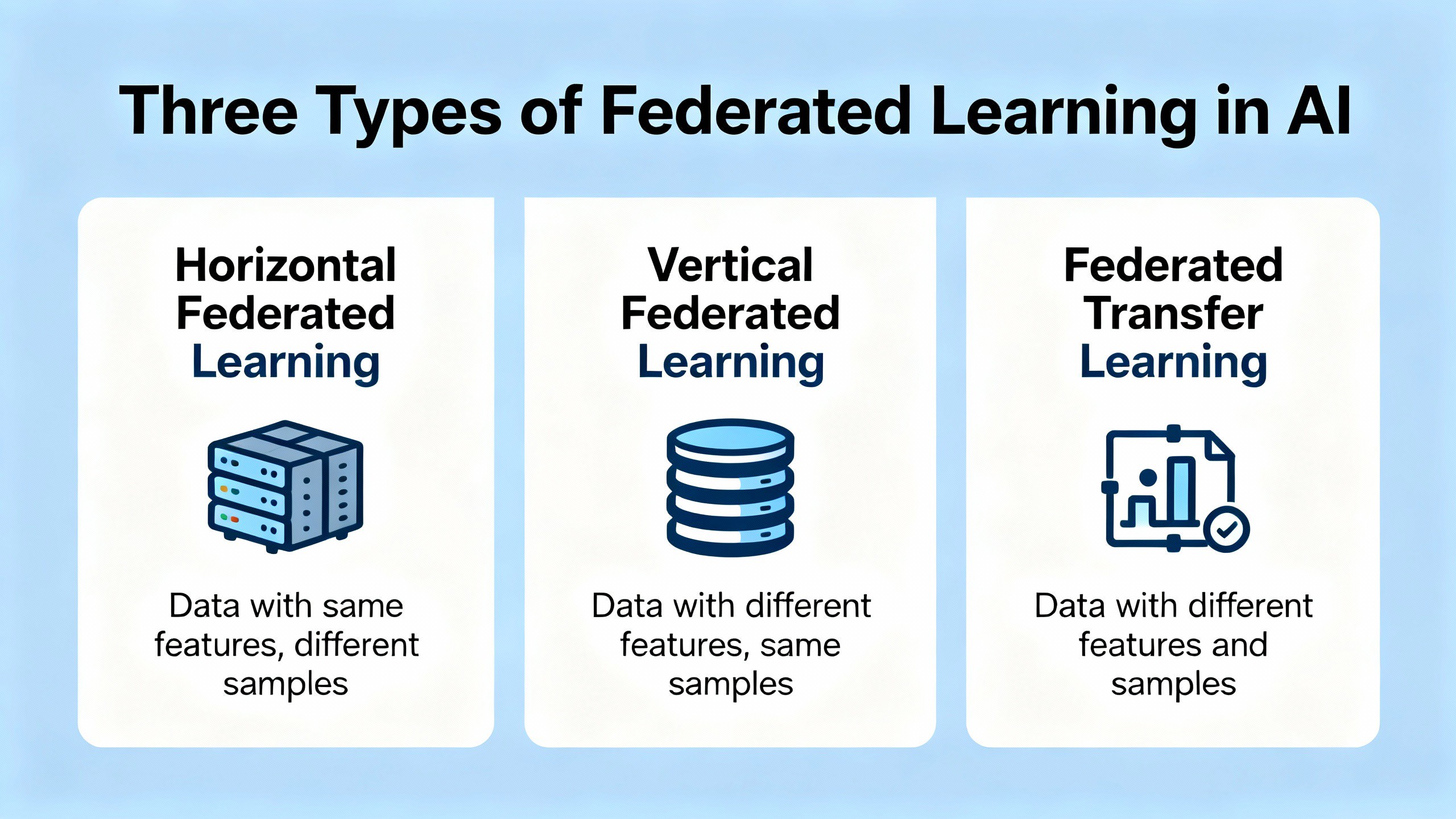 Soorten federated learning in AI