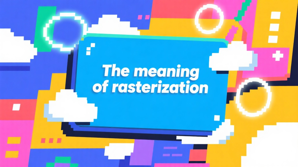 The meaning of rasterization