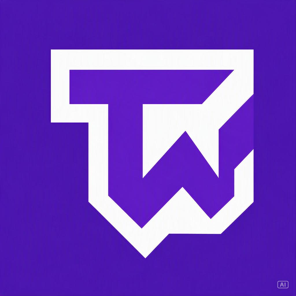 Twitch logo letter mark image generated by Pippit