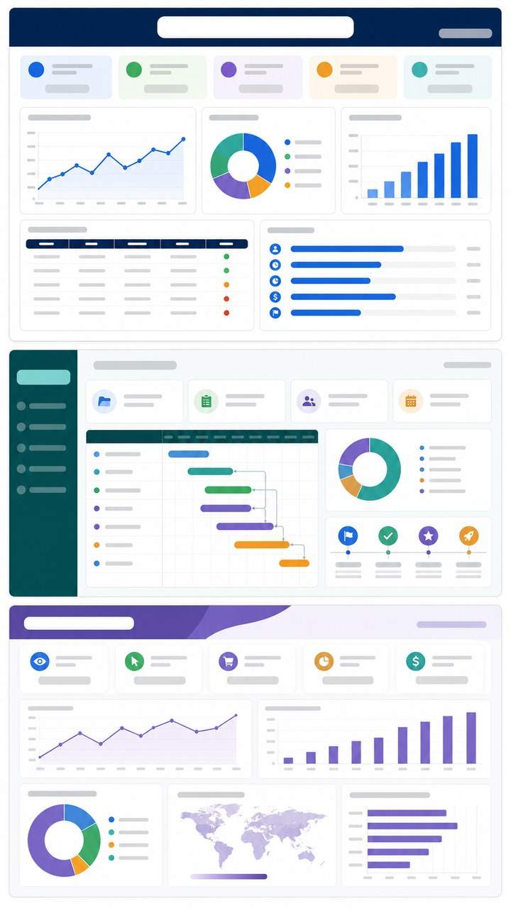 weekly reports template mobile hero