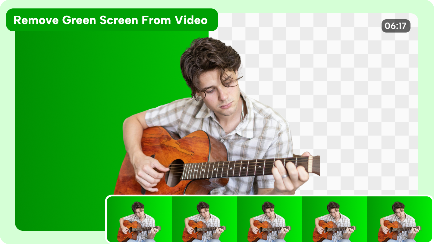Supprimer l'écran vert de la vidéo en ligne