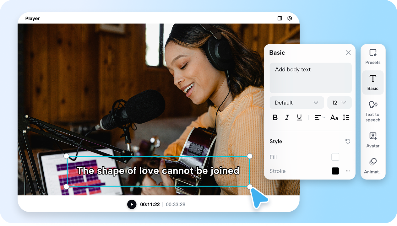 Drag-and-drop functionality for user-friendly editing