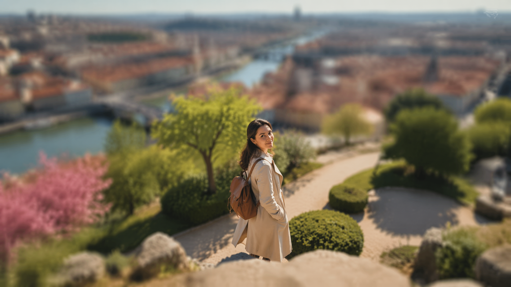 Dreamina tilt shift portrait 16:9 hero image