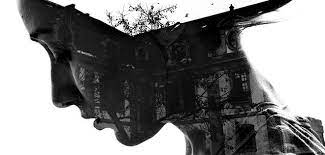 An emptiness in my heart - cool double exposure image