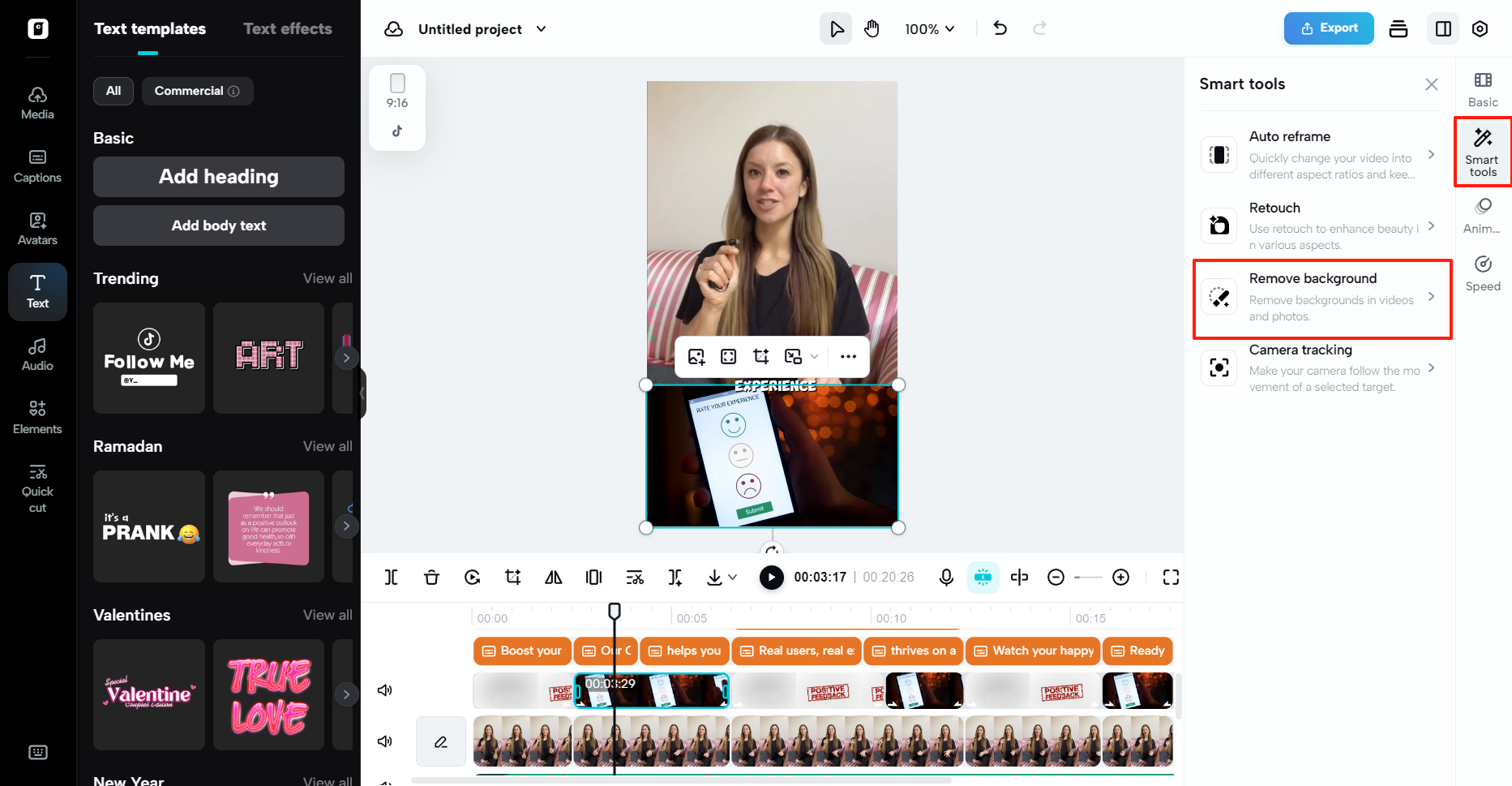Remoção automática de fundo