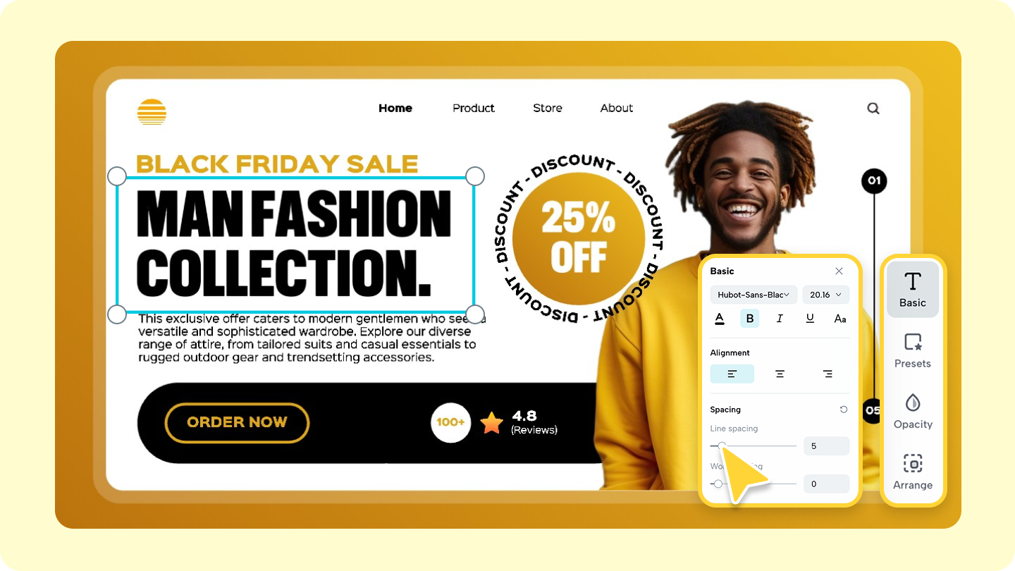 Ecommerce website builder