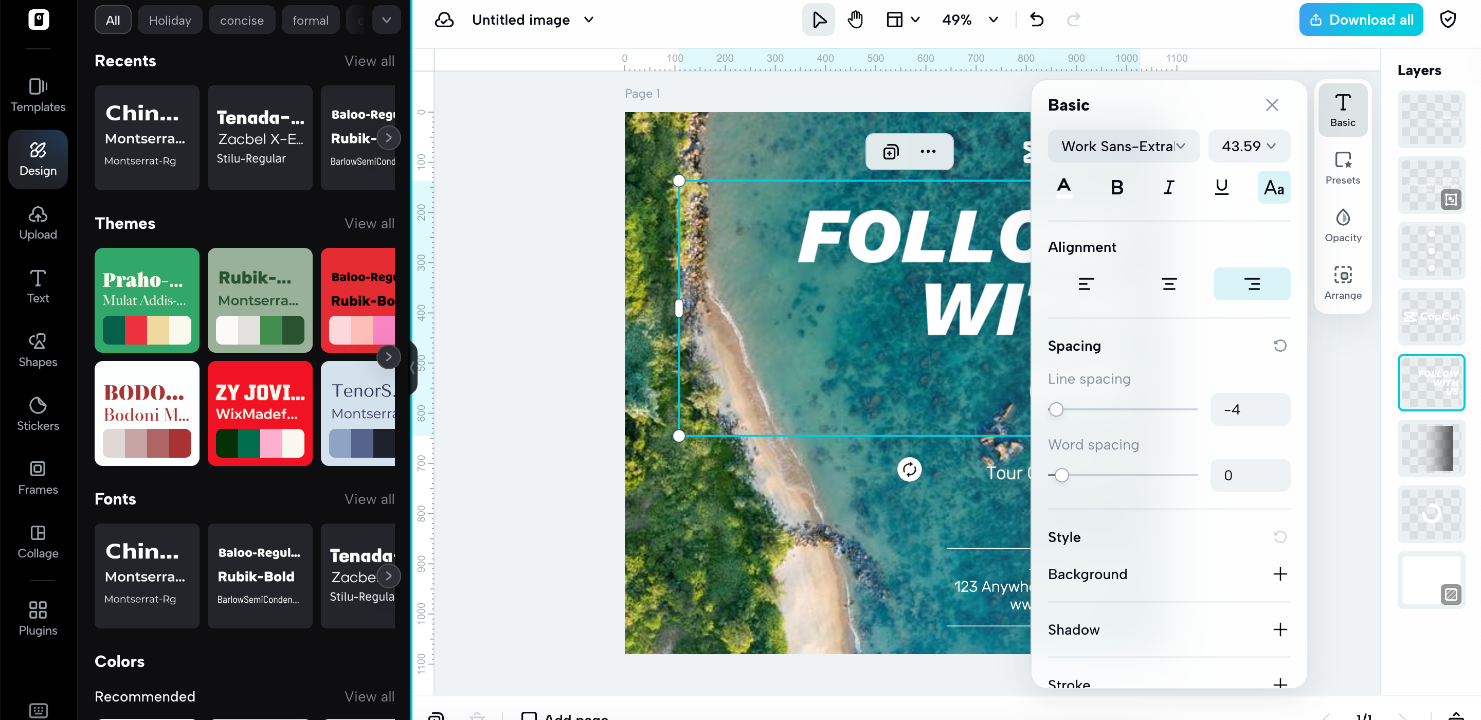 Magdagdag ng text at i-edit ang iyong thumbnail