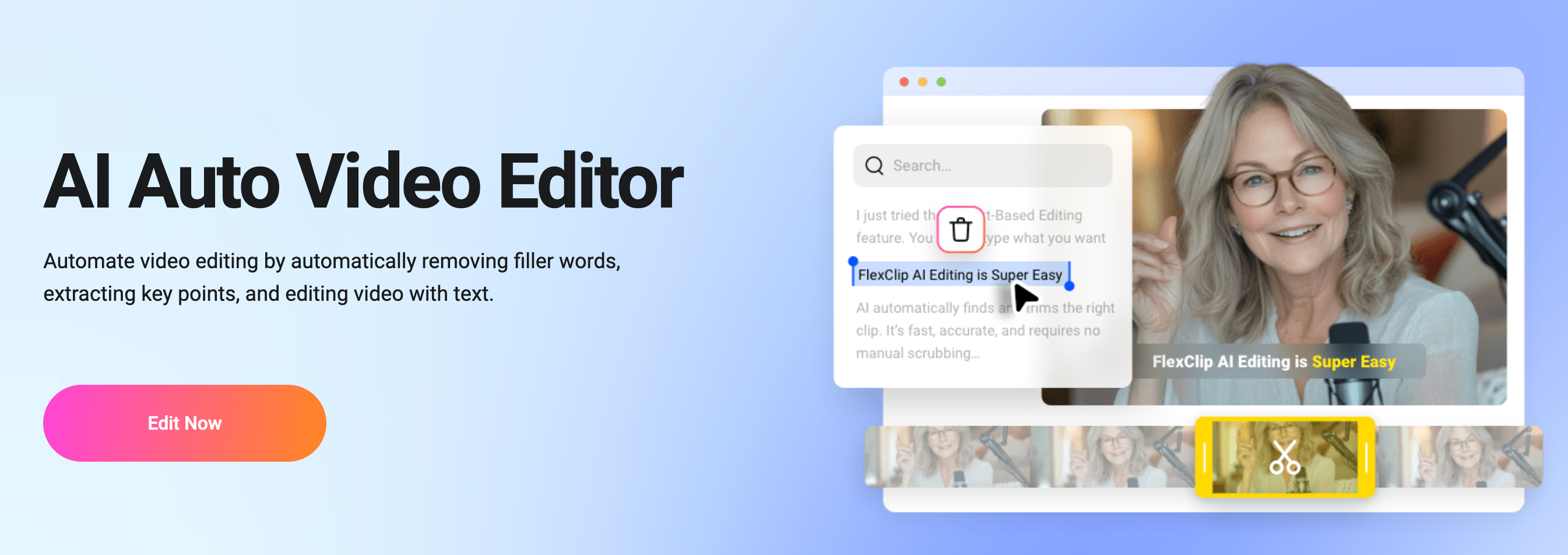 FlexClip AI Auto Video Editor
