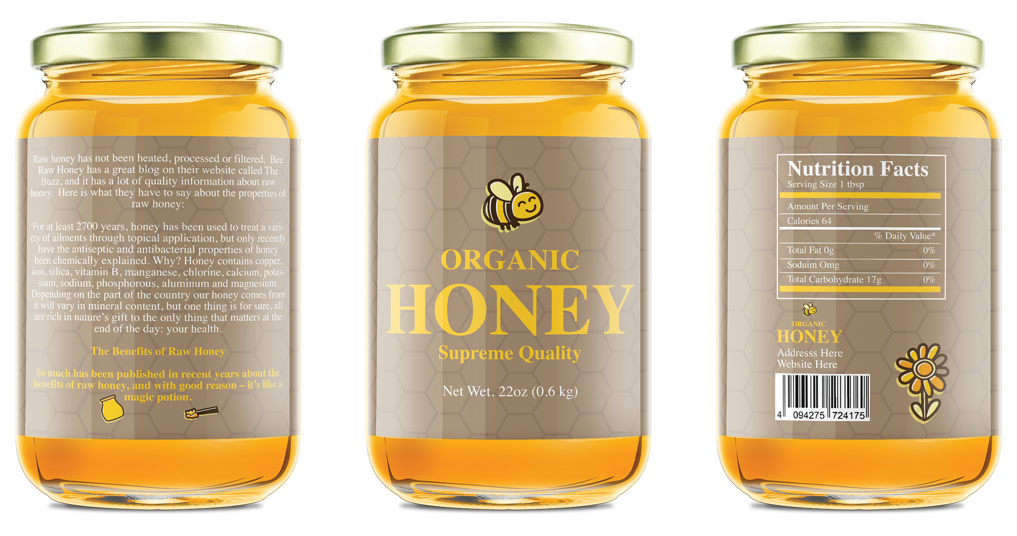 Parts of a product labeling