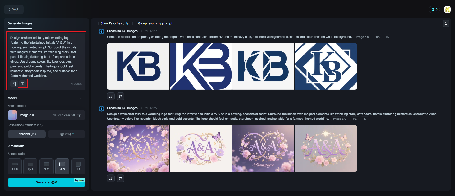 wedding initials logo maker free