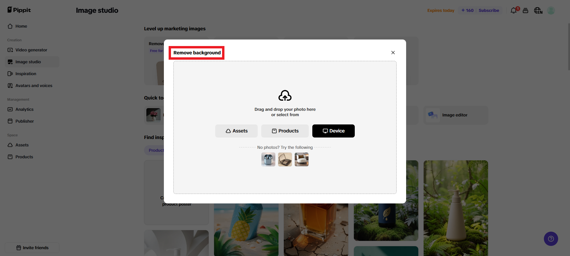 Pagtanggal at pagpapalit ng background