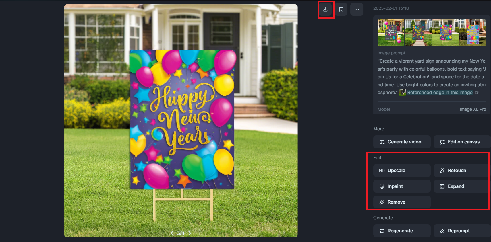 Download your new year card design