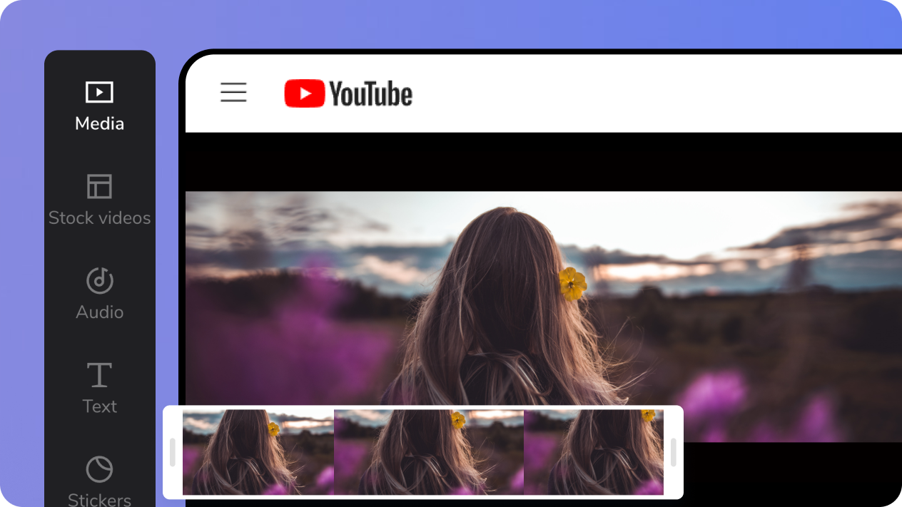 Add cinematic black bars to your video
