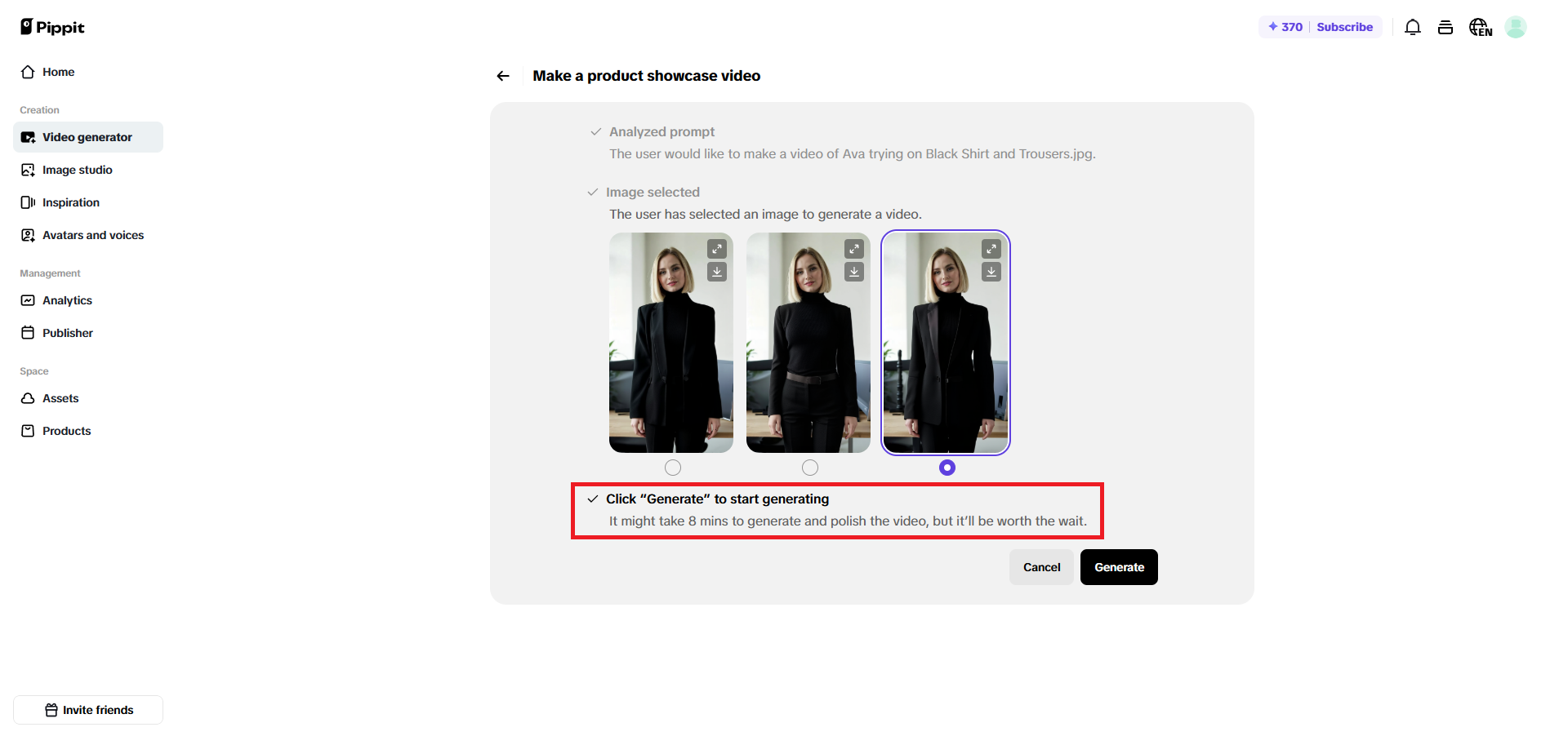 Dedique menos tempo esperando pelo vídeo final