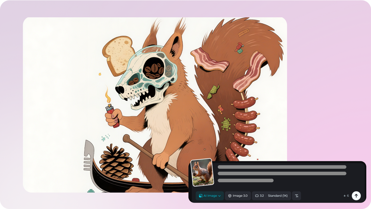 Animales absurdos con animales de tendencia