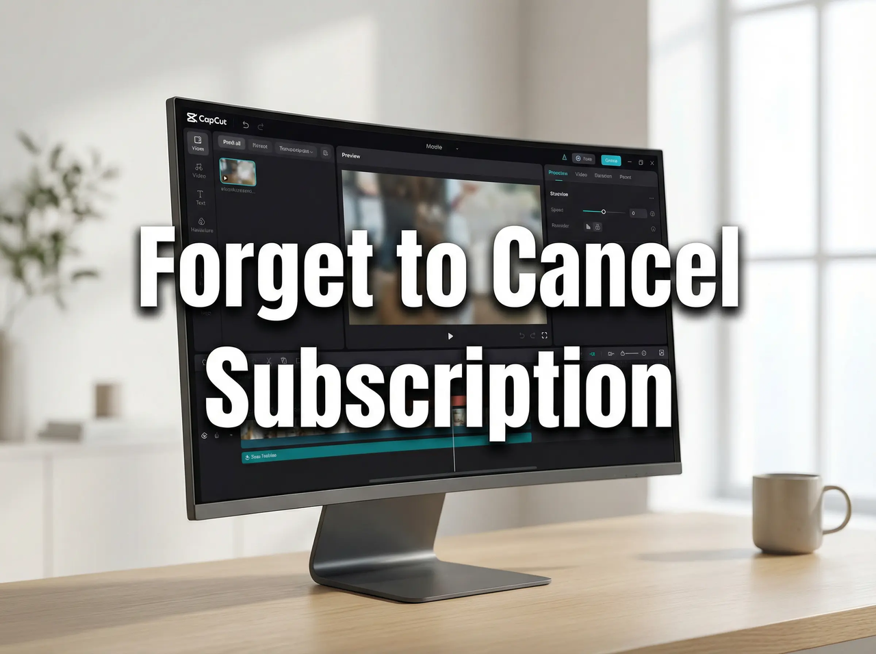cancel subscription in CapCut