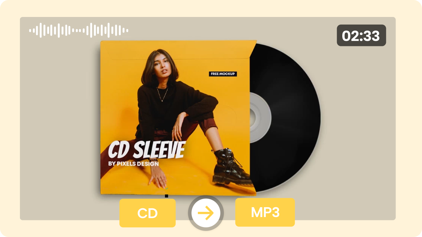 CDからMP 3への変換