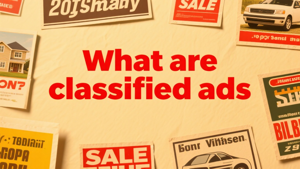 Anúncios classificados