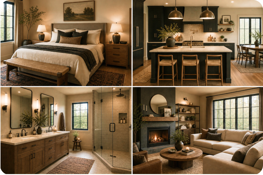 Experiment with furniture styles