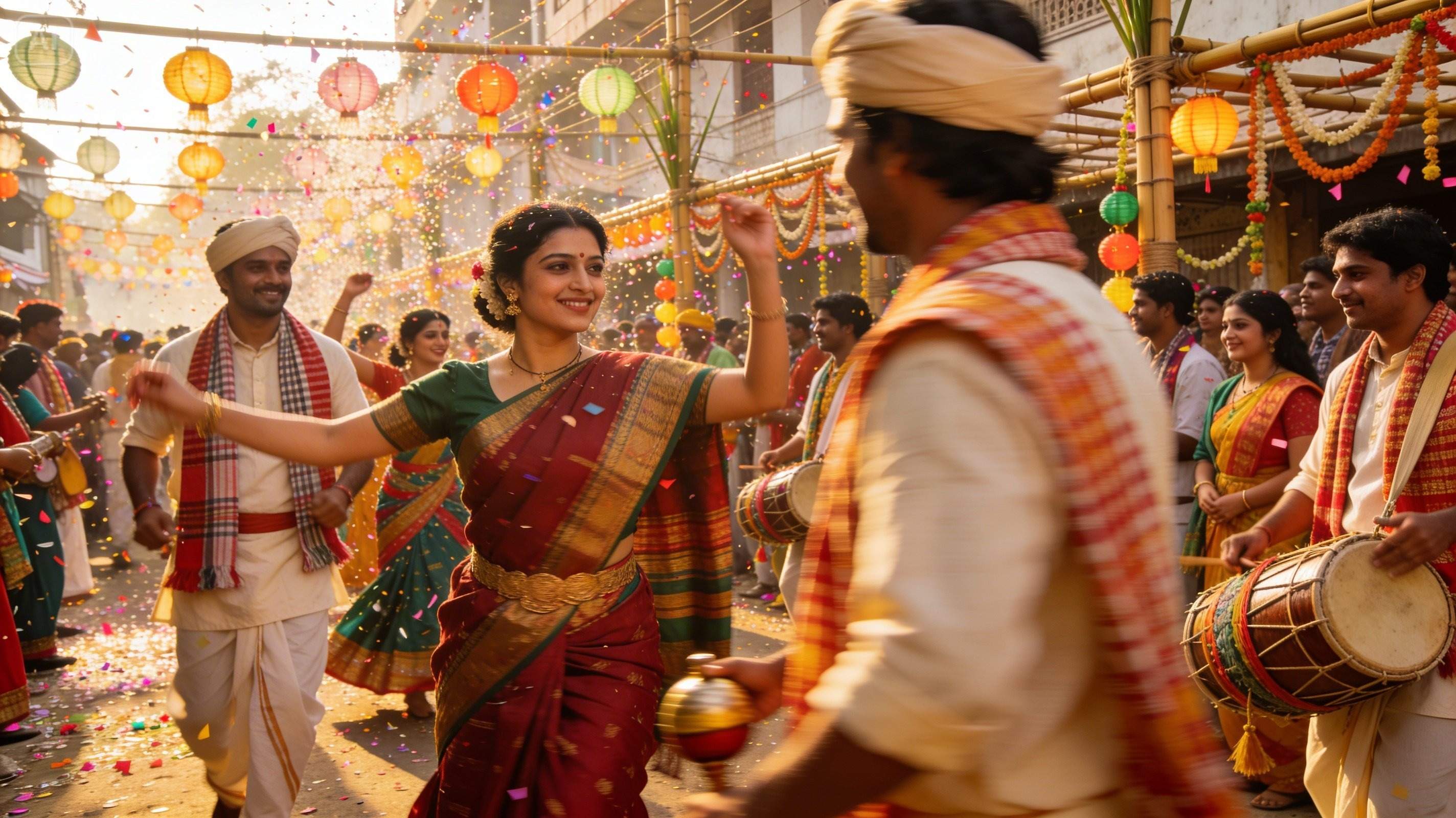 gemini ai bihu photo prompts background image