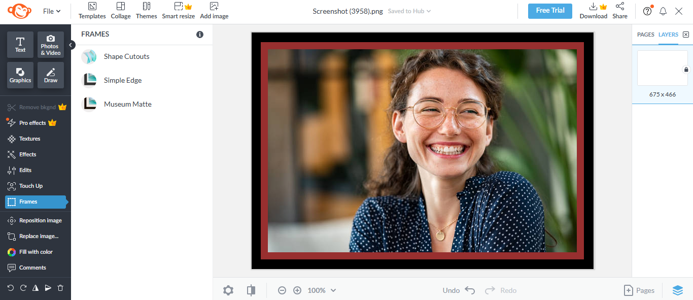 PicMonkey interface