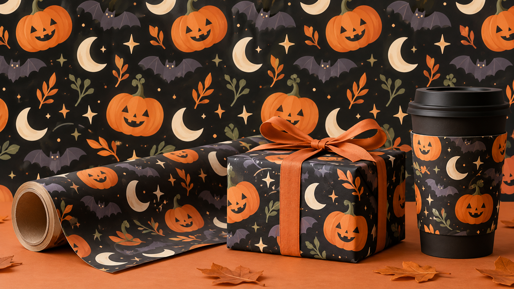 Create Editable Halloween Repeat Patterns for Packaging and Materials