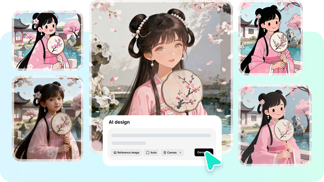 รองรับการจัดสไตล์สำหรับการ์ตูน