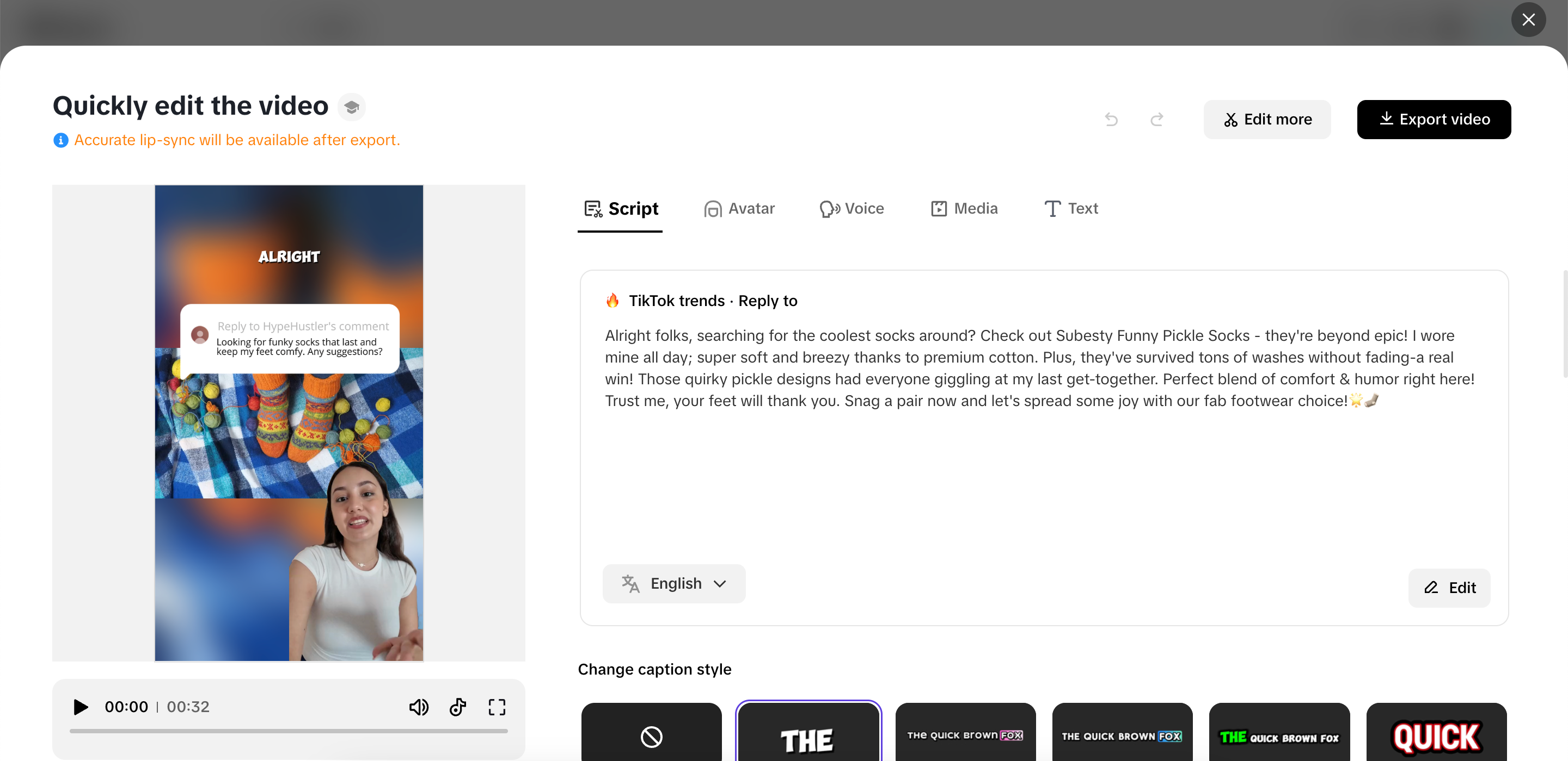 Mabilisang ayusin ang iyong video