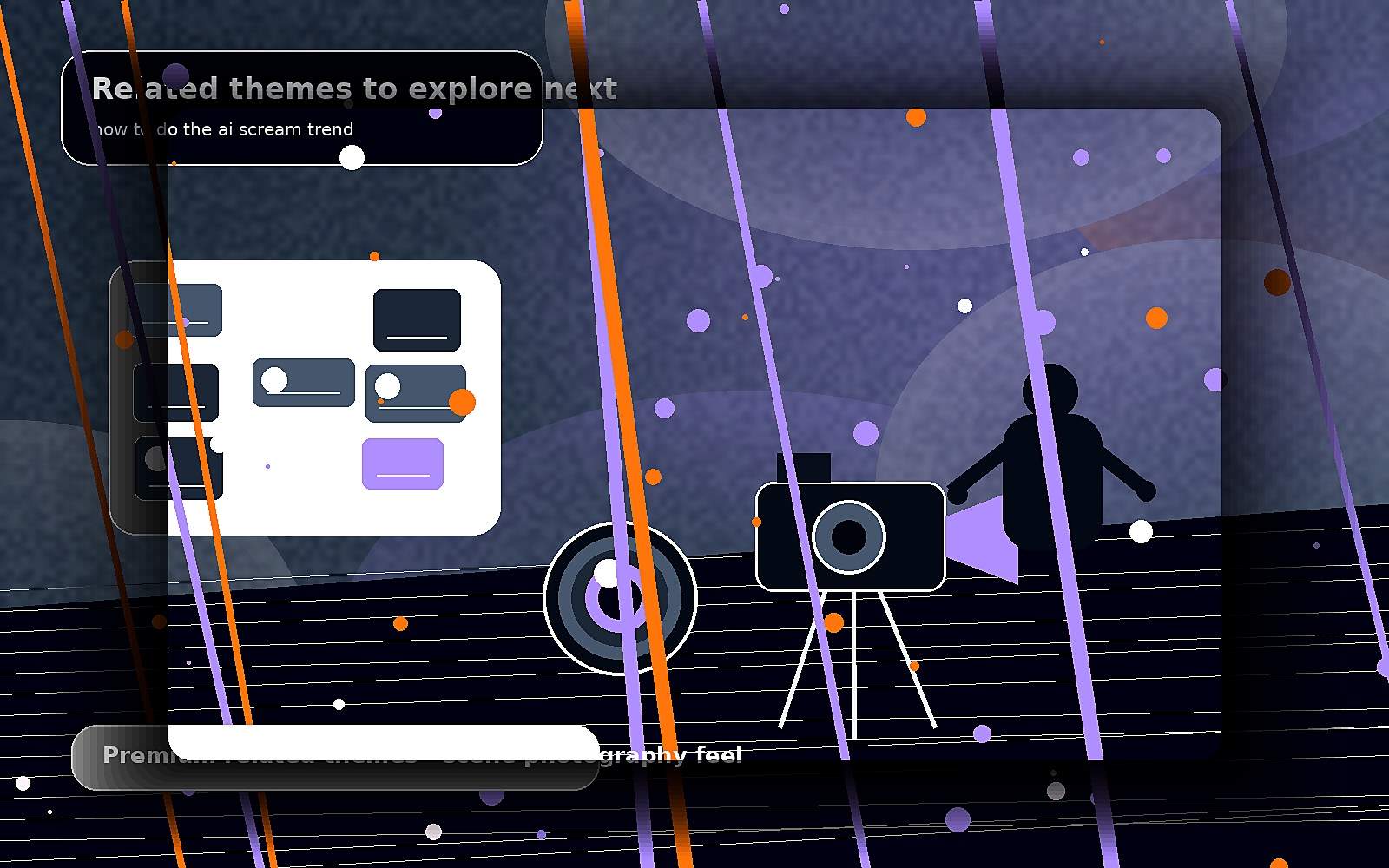 Related themes to explore next — premium scene image for how to do the ai scream trend