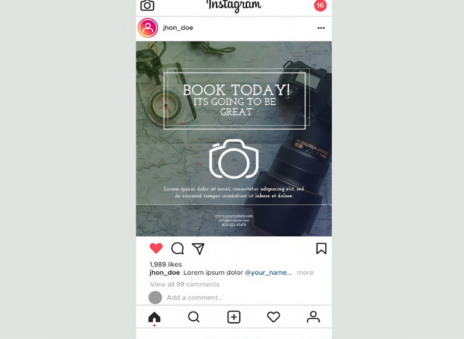 Instagram ad