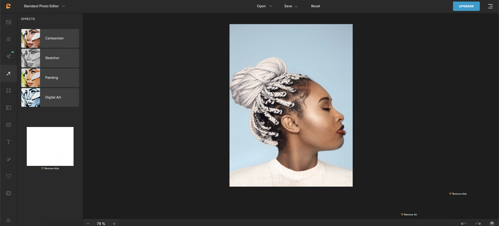 convert profile picture to cartoon