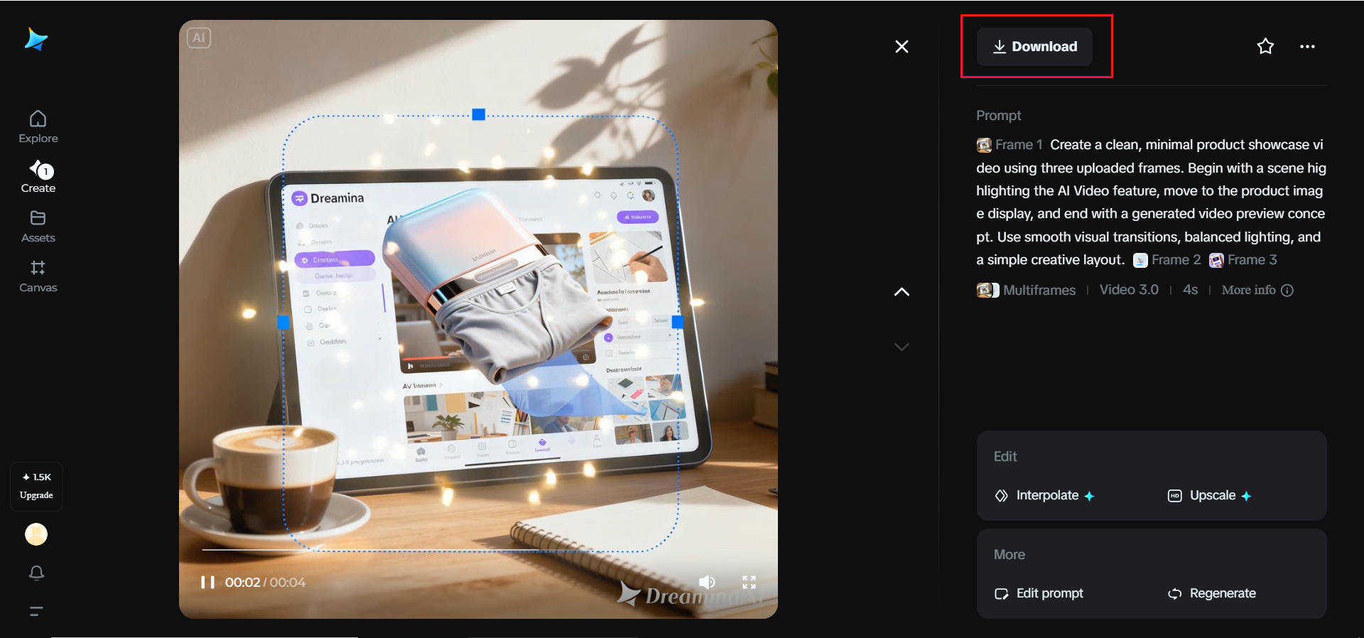Download your MP4 video