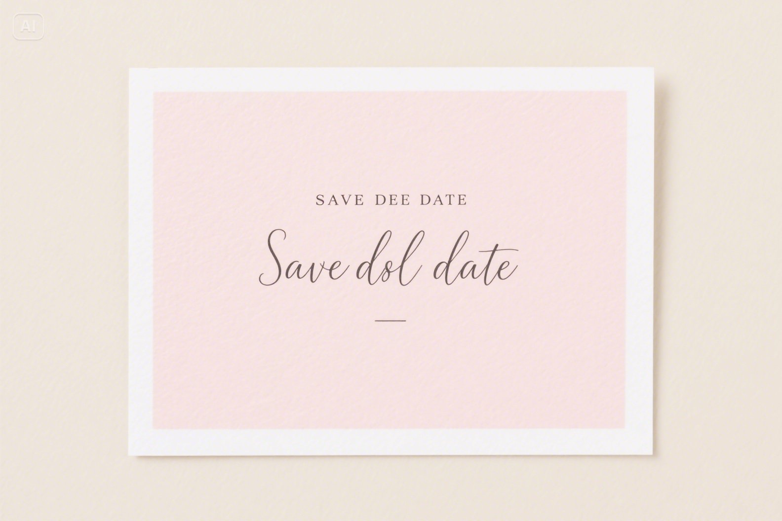 sample save the date cards