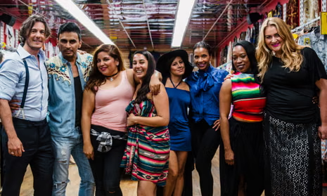 Interface of fashion hero shots