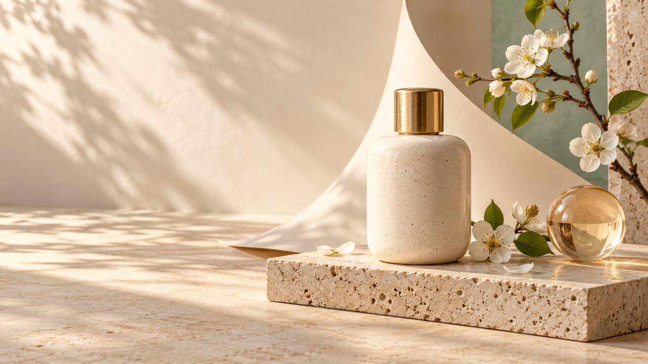 Illustrative premium product photography direction